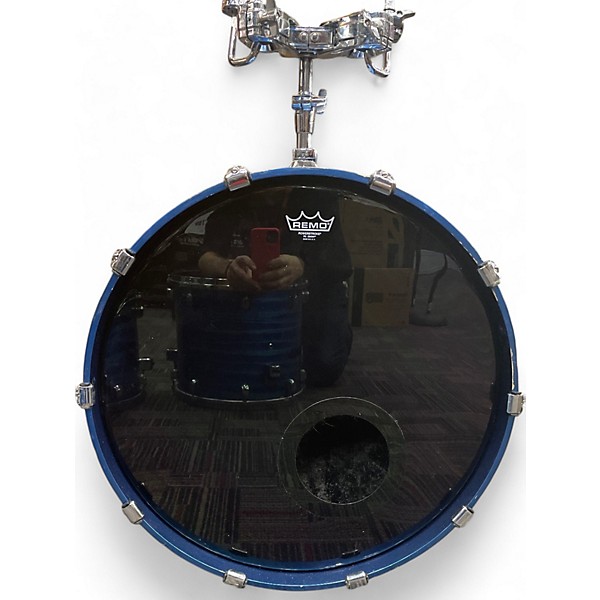 Used TAMA 6 Piece Starclassic OCEAN BLUE RIPPLE Drum Kit