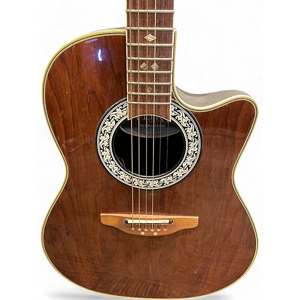 ovation オベーション ウルトラ ultra series 1528 Used Ovation 1528 Ultra Trans Brown Acoustic Electric Guitar