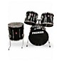 Used Premier 4 Piece 4 PIECE ELITE BLACK Black Drum Kit thumbnail