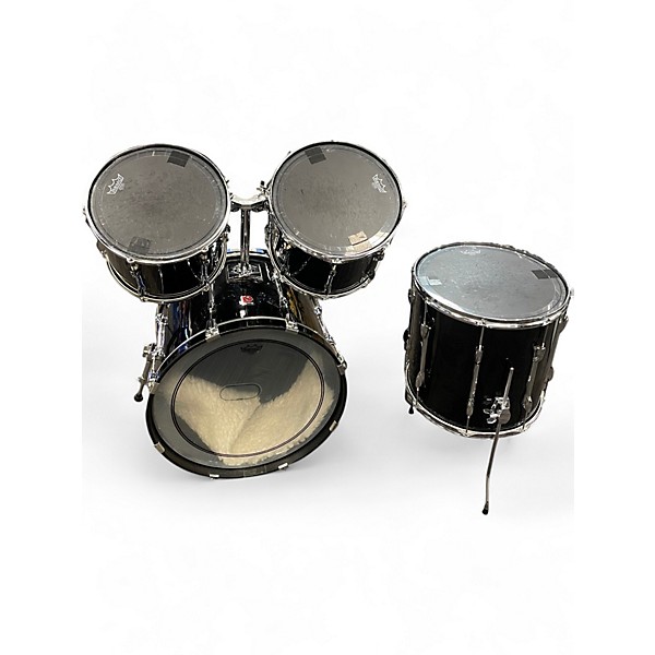 Used Premier 4 Piece 4 PIECE ELITE BLACK Black Drum Kit