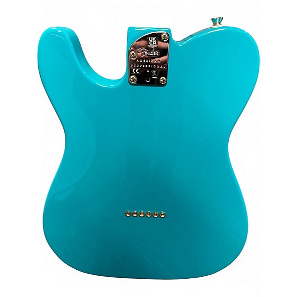 Used Fender American Professional II Telecaster miami blue Solid Body Electric Guitar