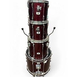 Used TAMA 4 Piece Rockstar-DX Red Drum Kit