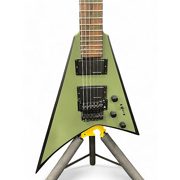 Used Jackson RRX24 X Series Rhoads  Matte Army Drab with Black Bevels Solid Body Electric Guitar
