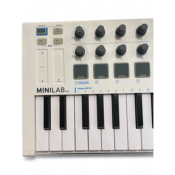 Used Arturia Minilab MKII MIDI Controller
