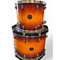 Used Mapex 4 Piece SATURN EVOLUTION FUSION 2 Tone Sunburst Drum Kit thumbnail