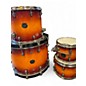 Used Mapex 4 Piece SATURN EVOLUTION FUSION 2 Tone Sunburst Drum Kit