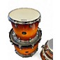 Used Mapex 4 Piece SATURN EVOLUTION FUSION 2 Tone Sunburst Drum Kit