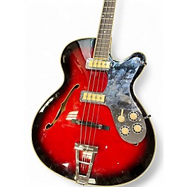 Used Framus Star Bass Reissue Candy Red Burst Electric Bass Guitar