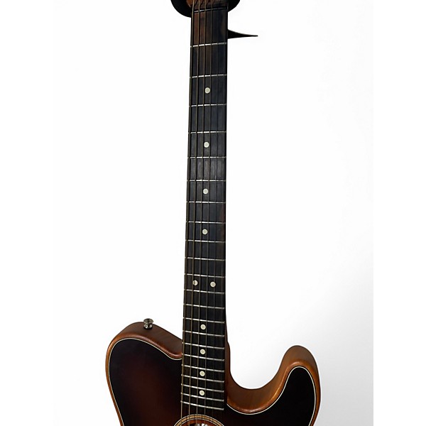 Used 2020 Fender American Acoustasonic Telecaster Sunburst Acoustic Electric Guitar