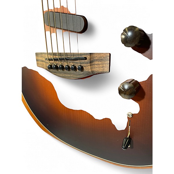 Used 2020 Fender American Acoustasonic Telecaster Sunburst Acoustic Electric Guitar