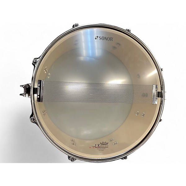 Used SONOR 13in AQX red Moon Sparkle Drum