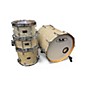 Used SJC Drums 4 Piece Custom White Marine Pearl Drum Kit thumbnail