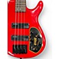 Used Cort C4 Deluxe Candy Apple Red Electric Bass Guitar