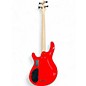 Used Cort C4 Deluxe Candy Apple Red Electric Bass Guitar