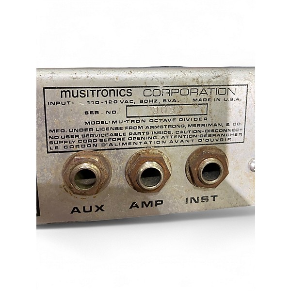Vintage 1970s Mu-Tron OCTAVE DIVIDER Effect Pedal