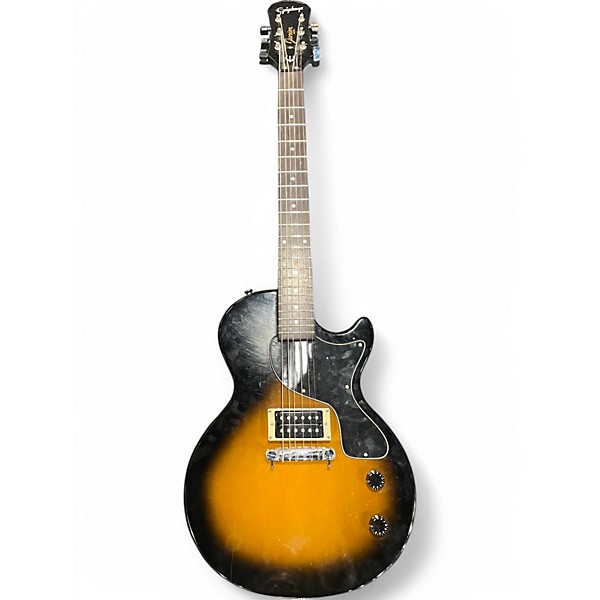 Used 2011 Epiphone Les Paul Junior Tobacco Burst Solid Body Electric Guitar