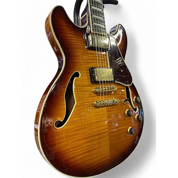 Used Ibanez AS93 Artcore Tobacco Burst Hollow Body Electric Guitar