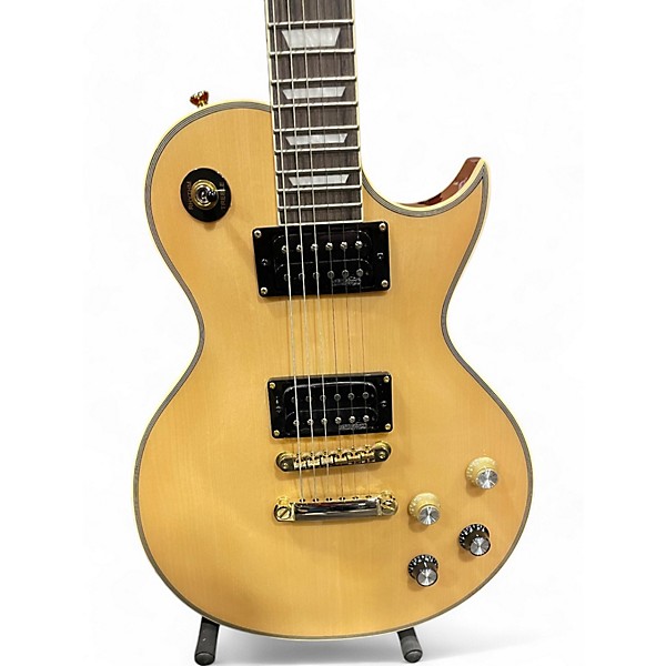 Used Vintage Ivory LP Style Antique Ivory Solid Body Electric Guitar