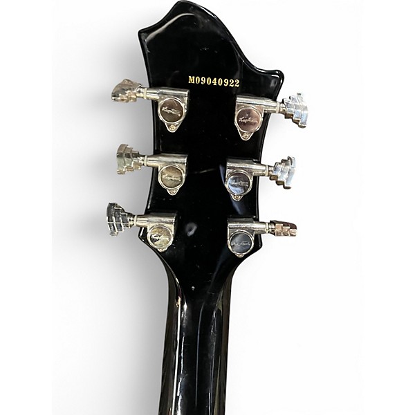 Used Hagstrom D2F BLACK SPARKLE Hollow Body Electric Guitar