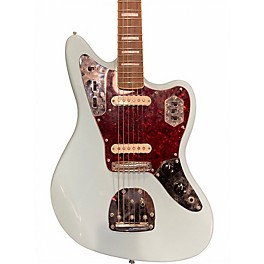 Used Squier Vintage Modified Jaguar Daphne Blue Solid Body Electric Guitar