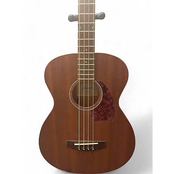Used Ibanez PCBE12MH-OPN Mahogany Acoustic Bass Guitar