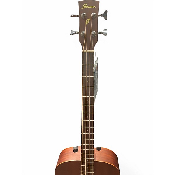 Used Ibanez PCBE12MH-OPN Mahogany Acoustic Bass Guitar