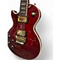 Used 2023 Epiphone Alex Lifeson Les Paul Custom Axcess Left-Handed  Ruby quilt maple veneer Electric Guitar