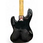 Used Fender Standard Jazz Fretless Black and White Electric Bass Guitar