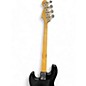 Used Fender Standard Jazz Fretless Black and White Electric Bass Guitar
