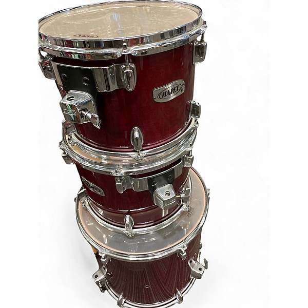 Used Mapex 5 Piece Pro M Cherry Drum Kit