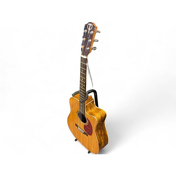 Used Teton sts110cent Natural Acoustic Electric Guitar