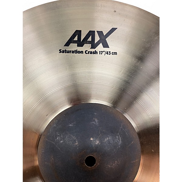 Used SABIAN 17in AAX Saturation crash Cymbal