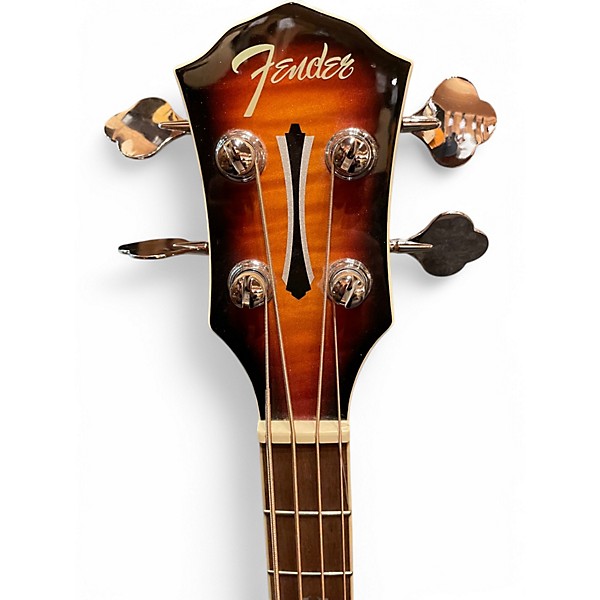 Used Fender FA450ce 3 Tone Sunburst Acoustic Bass Guitar