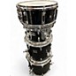 Used Shine Custom Drums & Percussion 5 Piece Definition Series Black Drum Kit