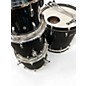 Used Shine Custom Drums & Percussion 5 Piece Definition Series Black Drum Kit
