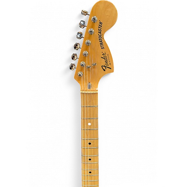 Vintage 1981 Fender Standard Stratocaster Natural Solid Body Electric Guitar