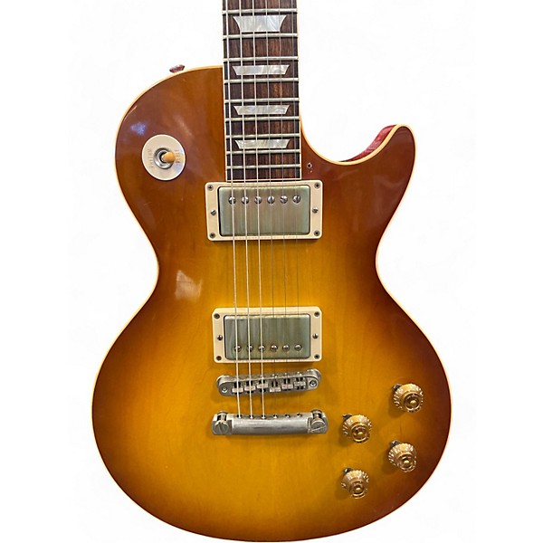 Used Gibson Les Paul Custom Shop R8 Iced Tea Burst Solid Body Electric Guitar