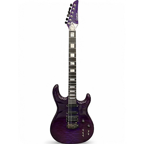 Used Carvin DC Trans Purple Solid Body Electric Guitar