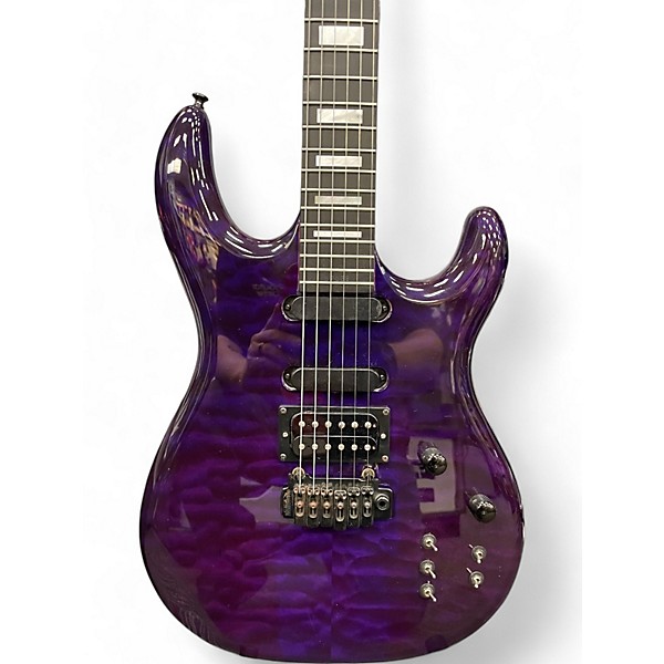 Used Carvin DC Trans Purple Solid Body Electric Guitar