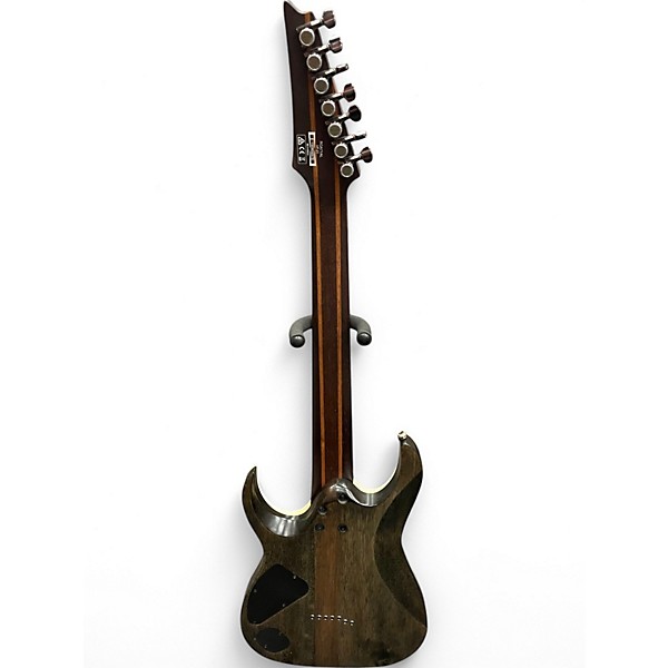 Used Ibanez RGA71AL Axion Label 7 String Purple Burst Solid Body Electric Guitar