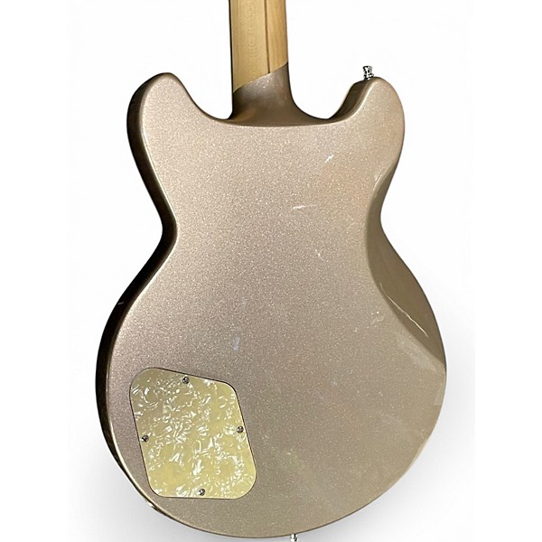 Used D'Angelico deluxe brighton desert gold Solid Body Electric Guitar