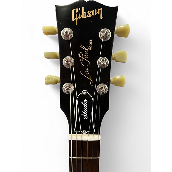 Used 2012 Gibson Les Paul Studio WINE RED SATIN Solid Body Electric Guitar