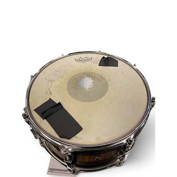 Used Pork Pie 13in Exotic Rosewood Zebrawood Brown Drum,New Products : American Fashion Style Bags On Sale