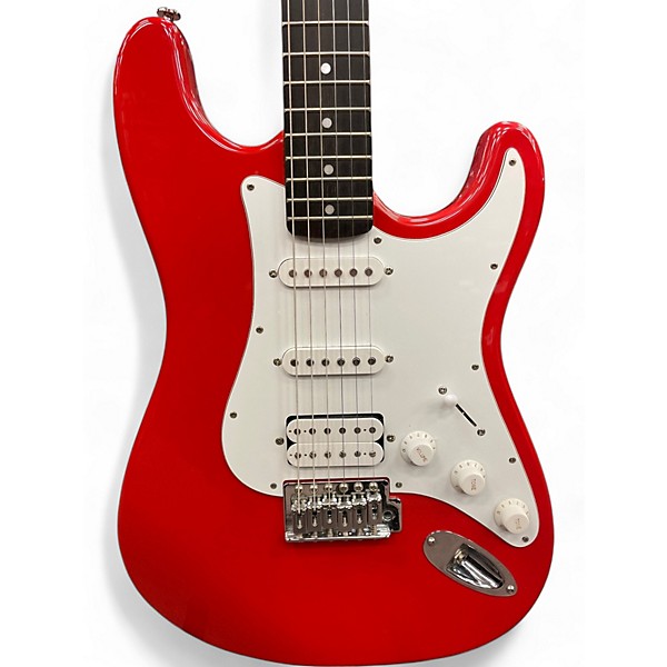 Used Epiphone FAT S210 Fiesta Red Solid Body Electric Guitar