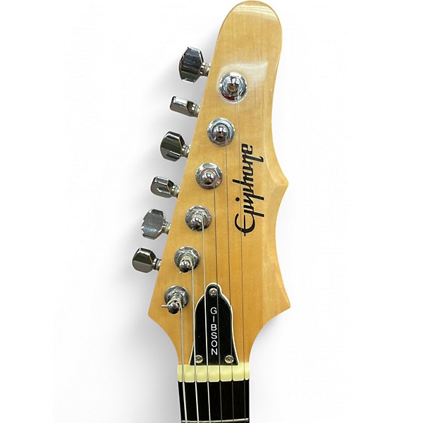 Used Epiphone FAT S210 Fiesta Red Solid Body Electric Guitar