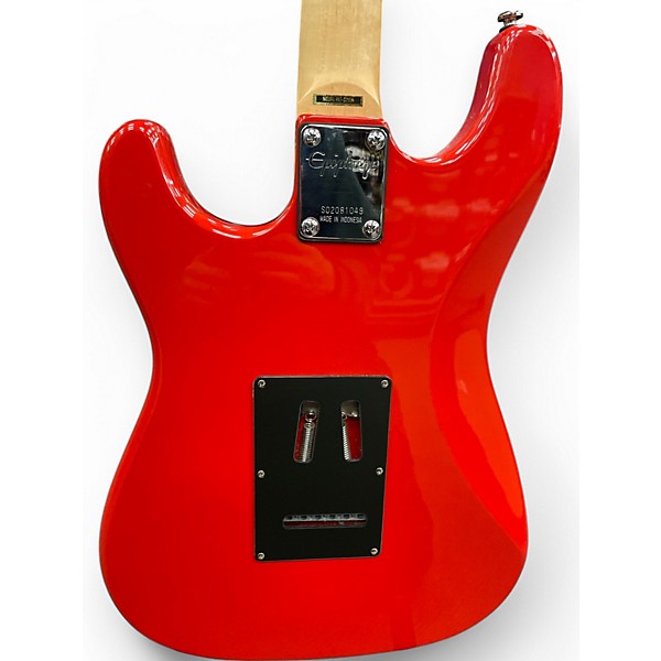 Used Epiphone FAT S210 Fiesta Red Solid Body Electric Guitar