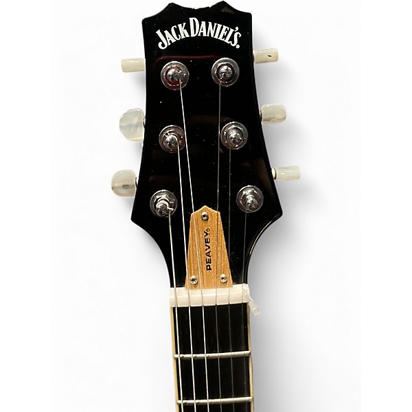 Used 2010s Peavey JACK DANIELS Trans Black Solid Body Electric Guitar
