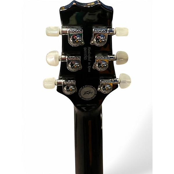 Used 2010s Peavey JACK DANIELS Trans Black Solid Body Electric Guitar