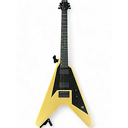 Used Klos vector custom Gold Solid Body Electric Guitar