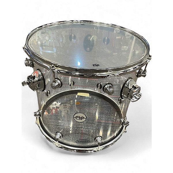 Used DW 4 Piece Design Series Acrylic Clear Drum Kit
